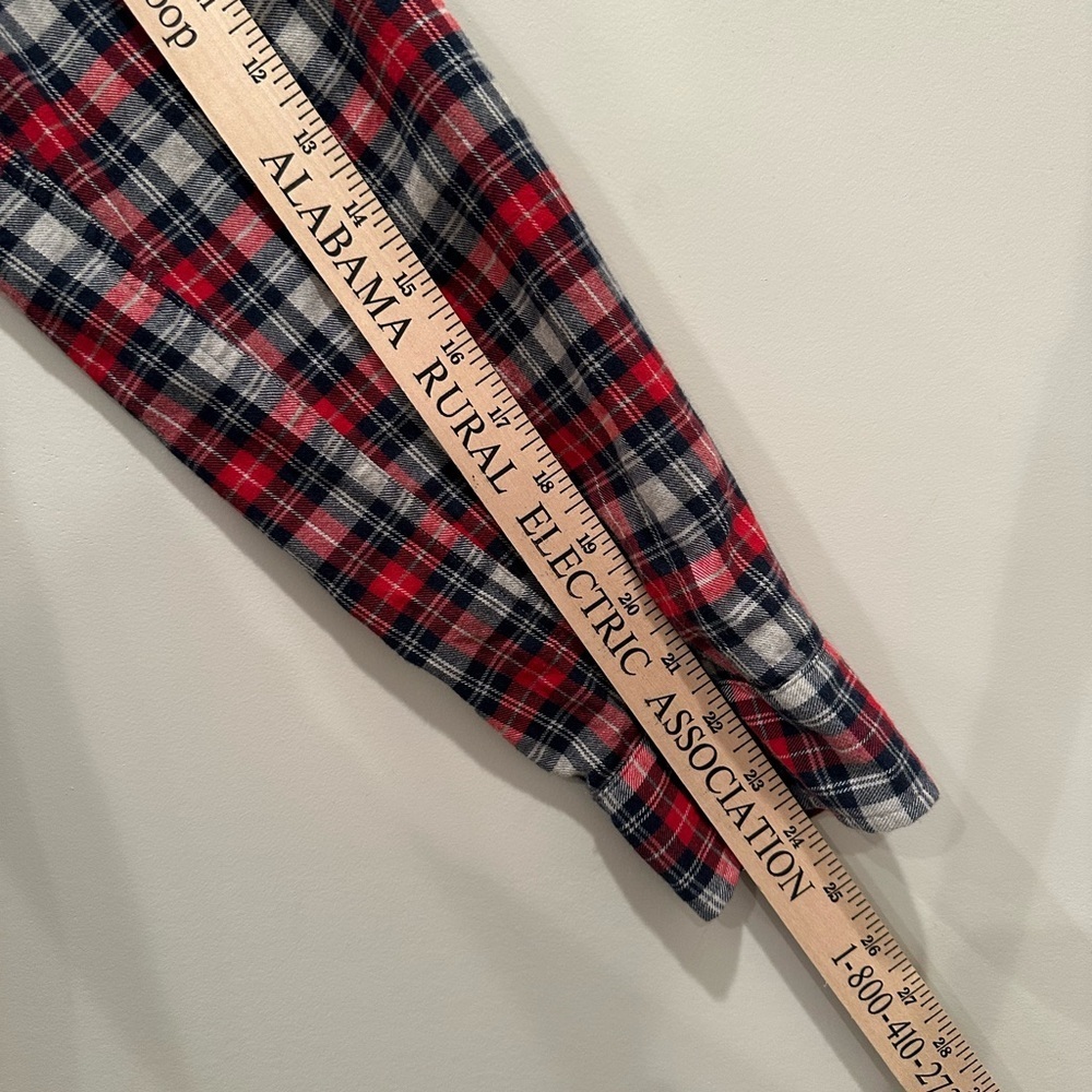 Frank & Eileen Barry Flannel Button Down Red Black Cozy Soft Casual Sz XL - Picture 6 of 12